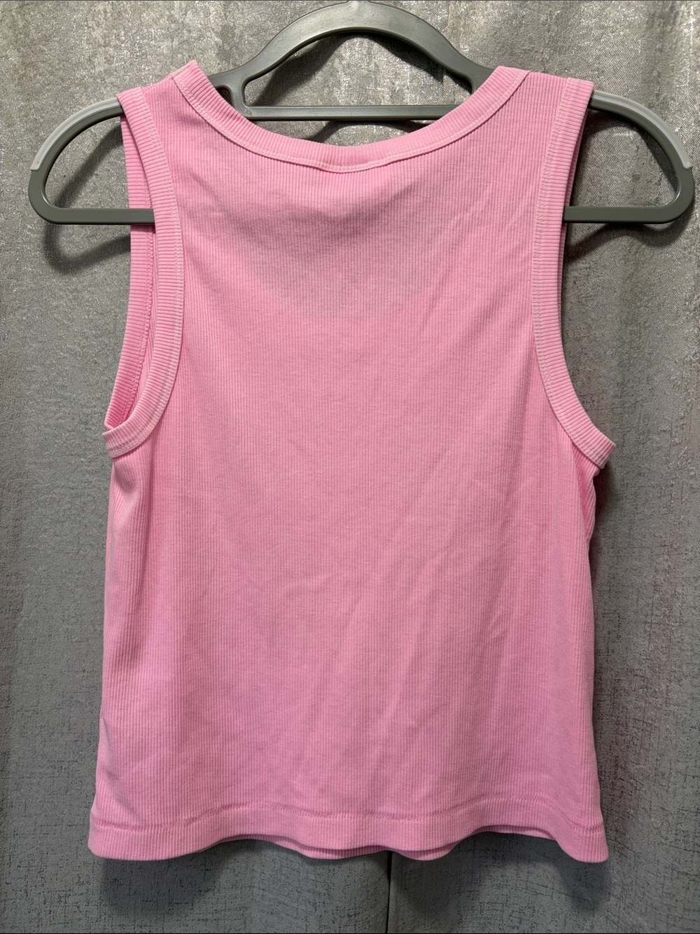 Universal Thread Pink Ribbed Scoop Neck Tank - Picture 6 of 6